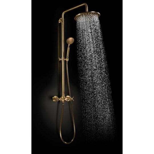 sprchova hlavica sprchovy stlpik medenny so sprchovou hlavou dvojpakova bateria sprchovy set sprchovy kut sanita otacava klasicka country mediteransky moderny kupelna.jpg